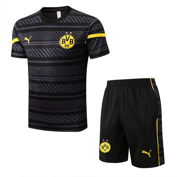 Camiseta Entrenamiento Borussia Dortmund Conjunto Completo 2022-2023 Gris